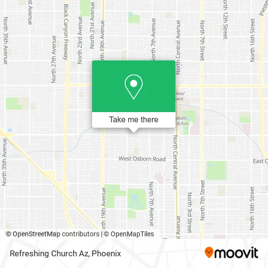 Refreshing Church Az map