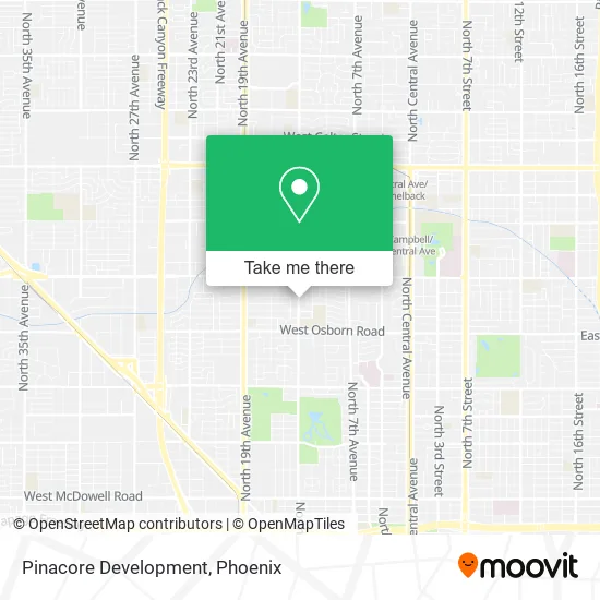 Pinacore Development map