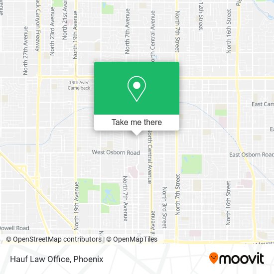 Hauf Law Office map