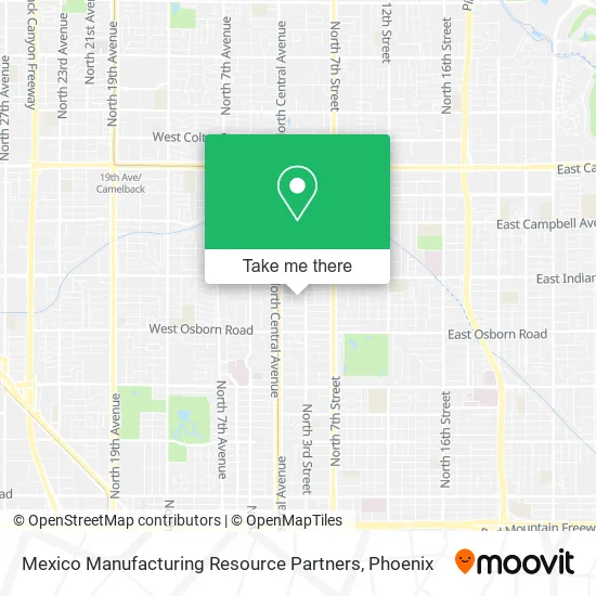 Mexico Manufacturing Resource Partners map