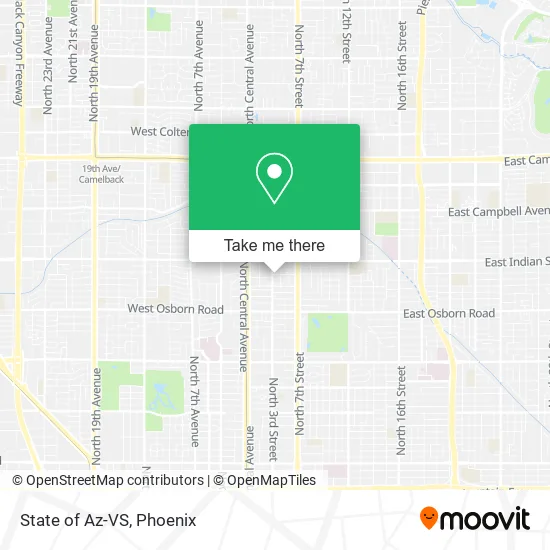 State of Az-VS map