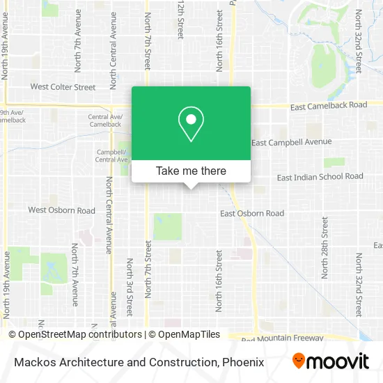 Mackos Architecture and Construction map