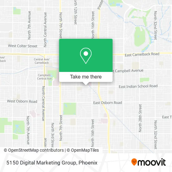 5150 Digital Marketing Group map