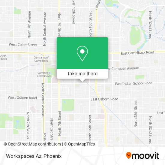 Workspaces Az map