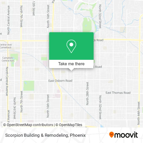 Scorpion Building & Remodeling map