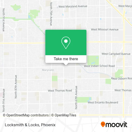 Locksmith & Locks map