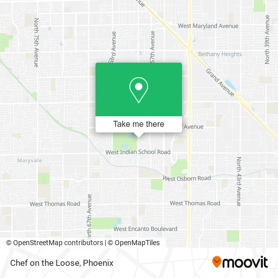 Chef on the Loose map