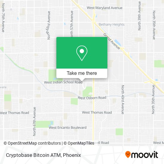 Cryptobase Bitcoin ATM map