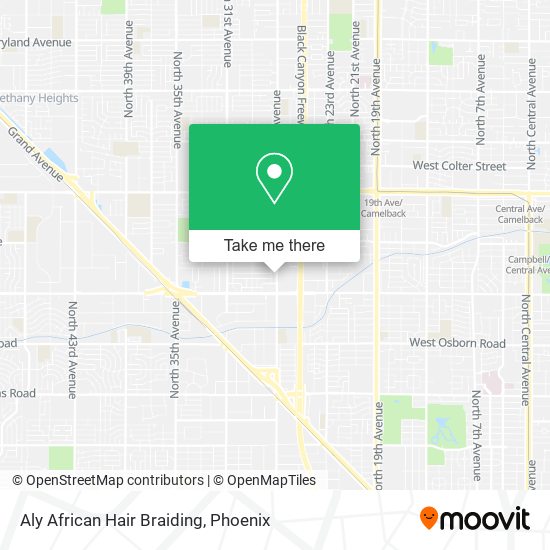 Mapa de Aly African Hair Braiding