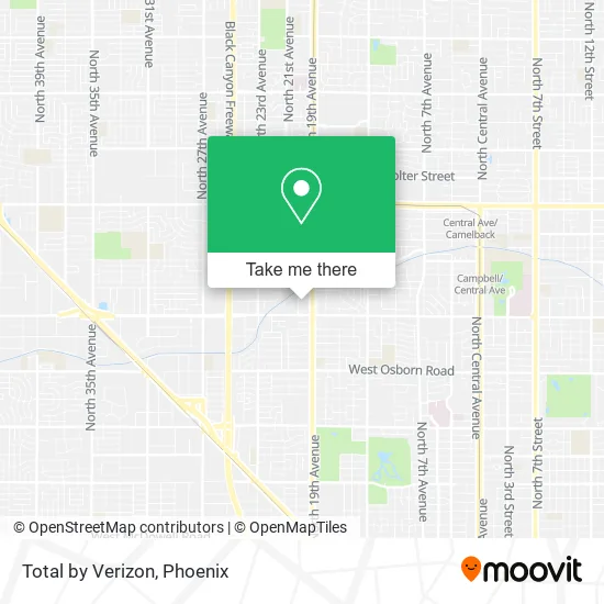 Mapa de Total by Verizon