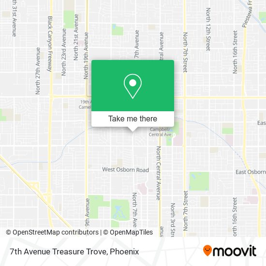 Mapa de 7th Avenue Treasure Trove