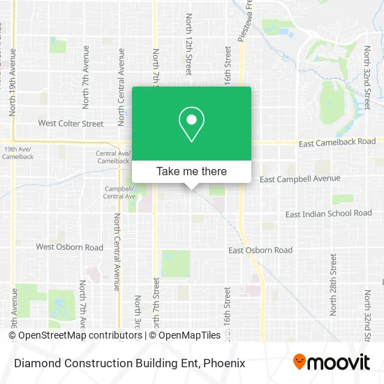 Diamond Construction Building Ent map