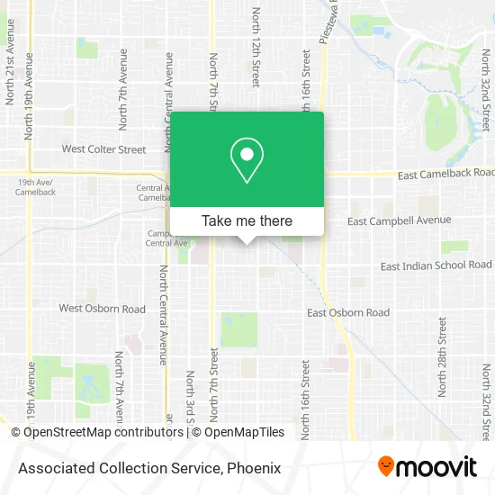 Associated Collection Service map