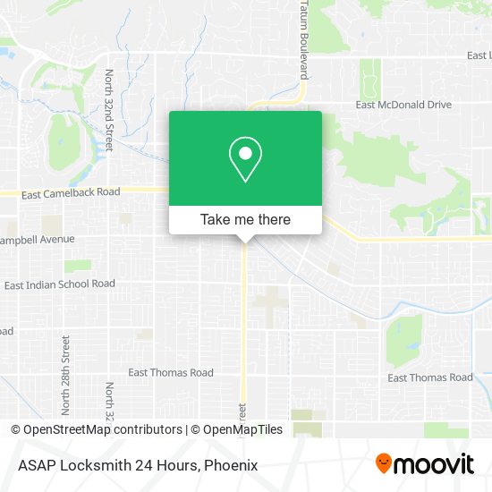 ASAP Locksmith 24 Hours map