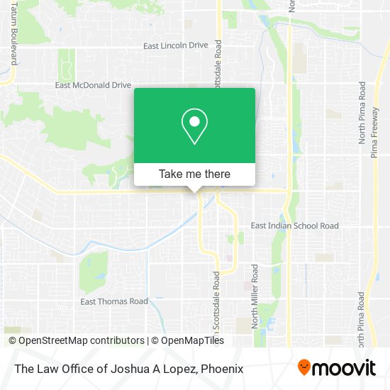Mapa de The Law Office of Joshua A Lopez