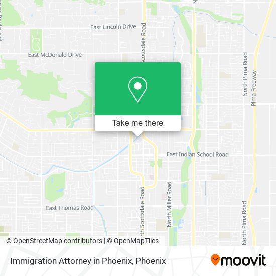 Mapa de Immigration Attorney in Phoenix