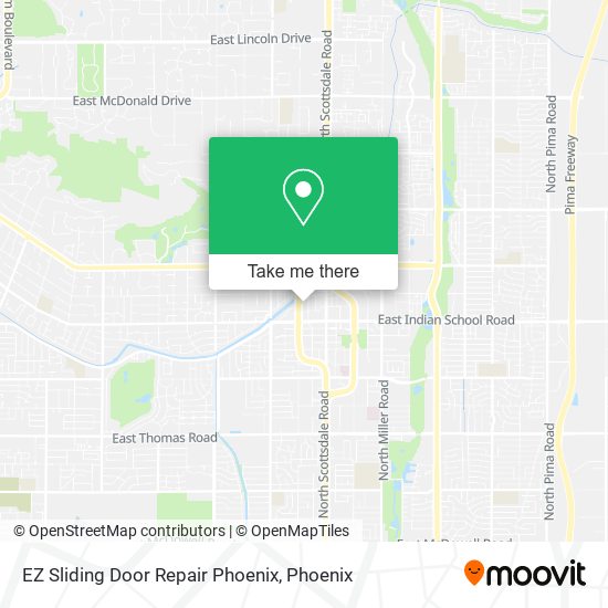 Mapa de EZ Sliding Door Repair Phoenix