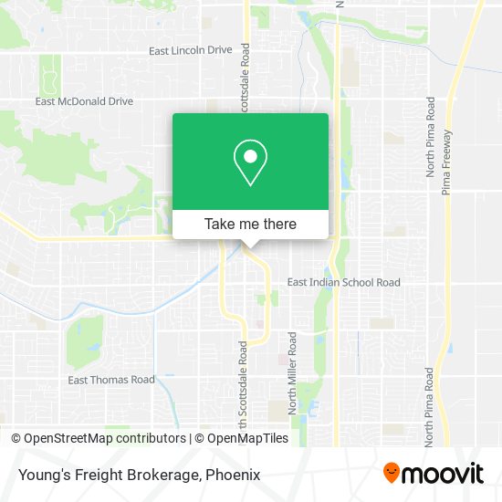 Young's Freight Brokerage map