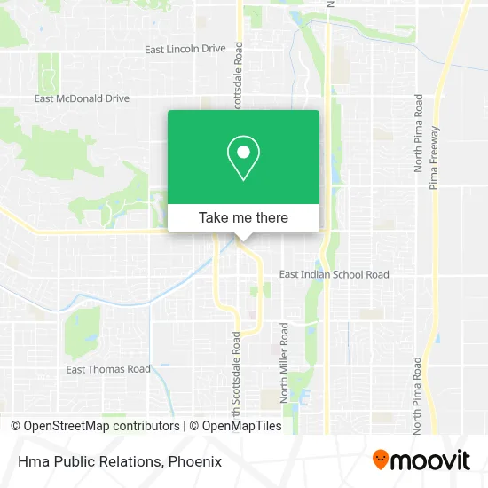 Hma Public Relations map