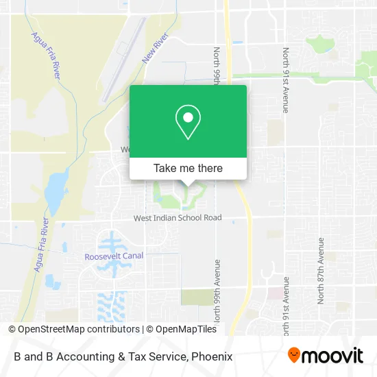 Mapa de B and B Accounting & Tax Service