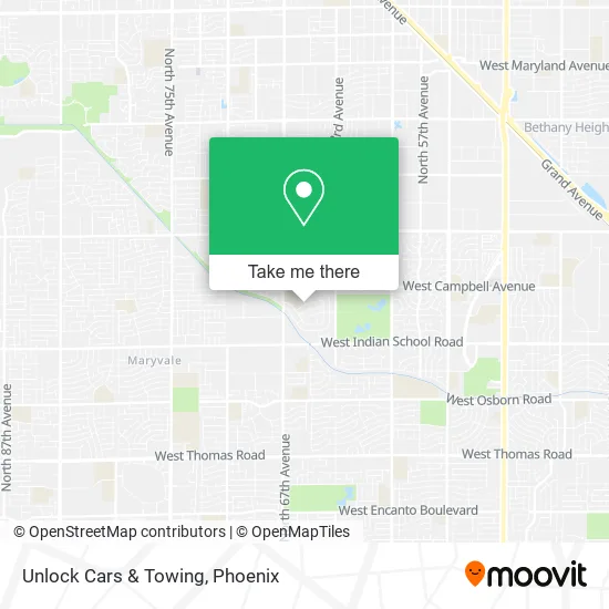 Unlock Cars & Towing map