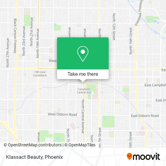 Mapa de Klassact Beauty