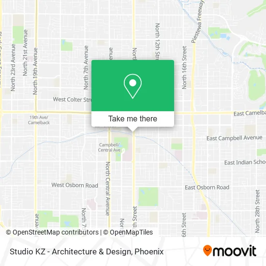 Mapa de Studio KZ - Architecture & Design