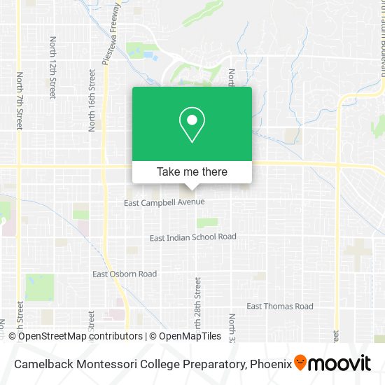 Camelback Montessori College Preparatory map