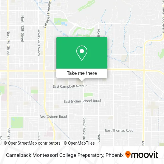 Camelback Montessori College Preparatory map