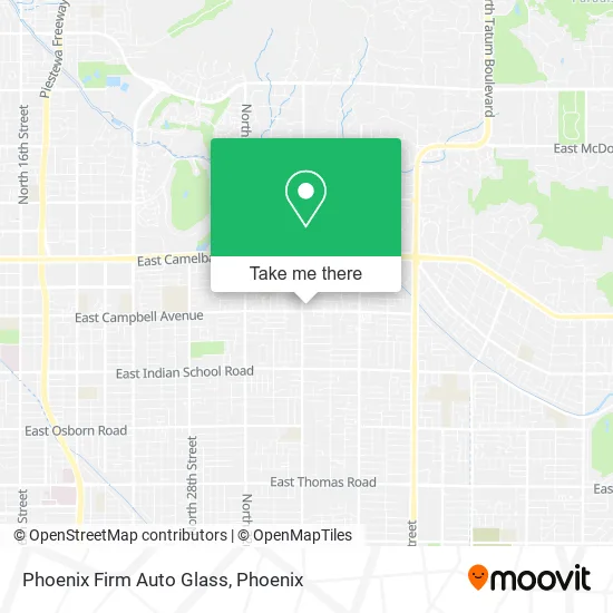 Mapa de Phoenix Firm Auto Glass
