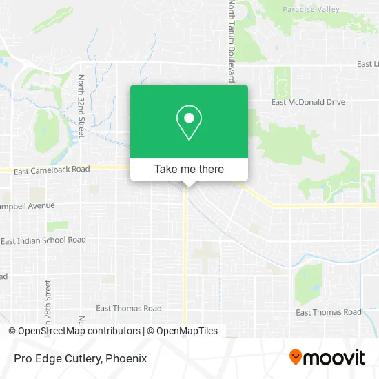Pro Edge Cutlery map