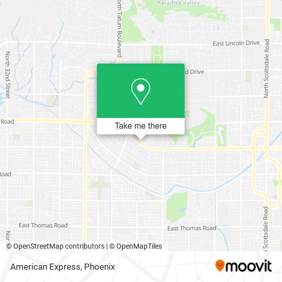 Mapa de American Express