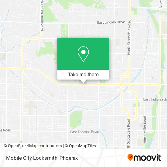 Mobile City Locksmith map