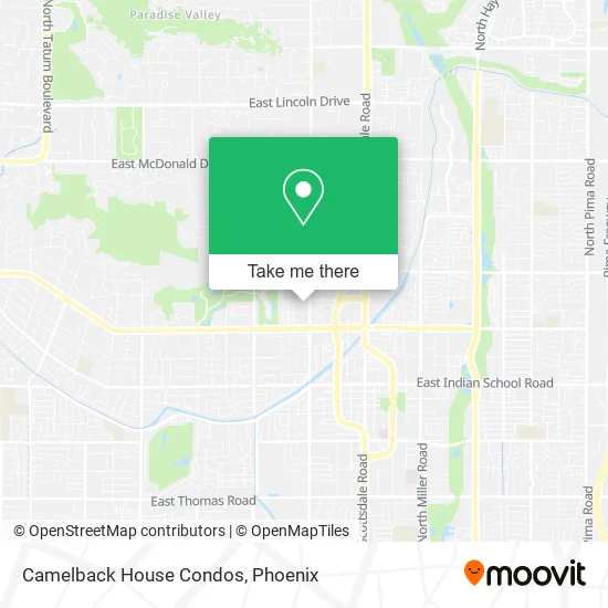 Camelback House Condos map