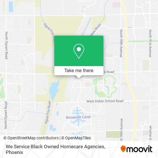 We Service Black Owned Homecare Agencies map