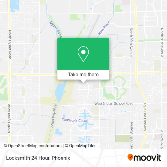 Locksmith 24 Hour map
