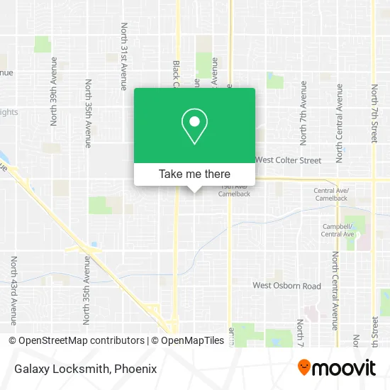 Galaxy Locksmith map