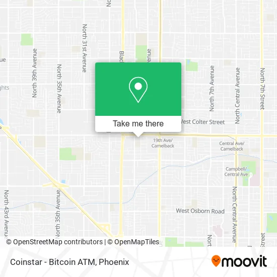Coinstar - Bitcoin ATM map