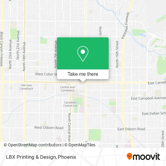 Mapa de LBX Printing & Design