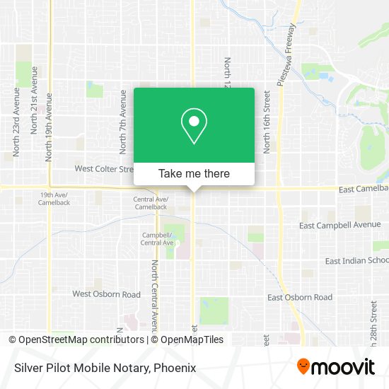 Mapa de Silver Pilot Mobile Notary