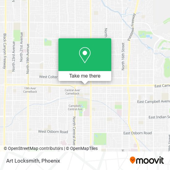 Art Locksmith map