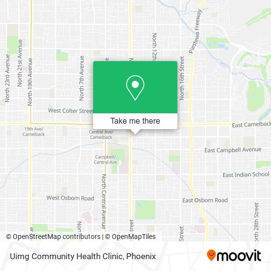 Mapa de Uimg Community Health Clinic