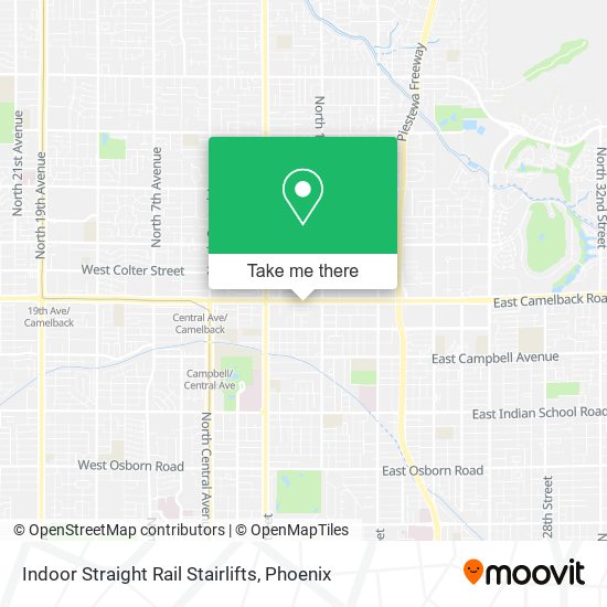 Indoor Straight Rail Stairlifts map