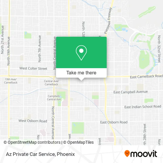 Mapa de Az Private Car Service