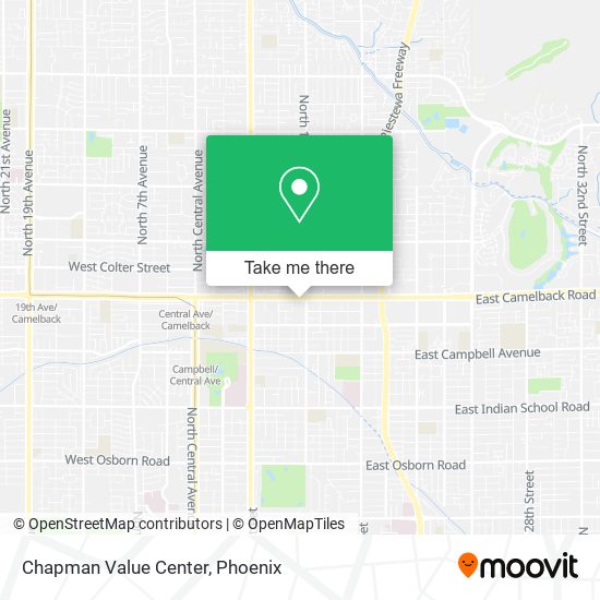 Mapa de Chapman Value Center