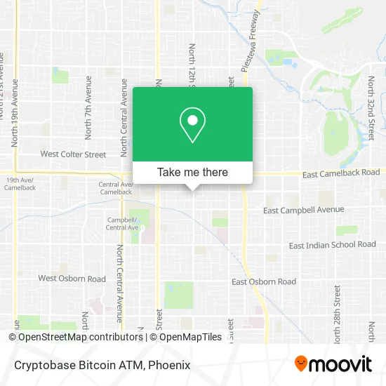 Mapa de Cryptobase Bitcoin ATM