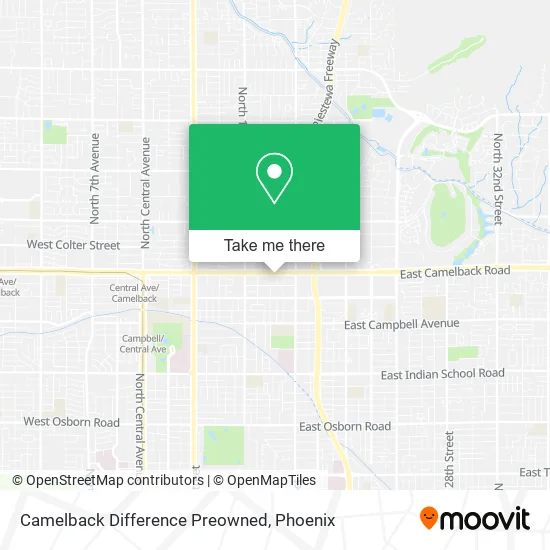 Camelback Difference Preowned map