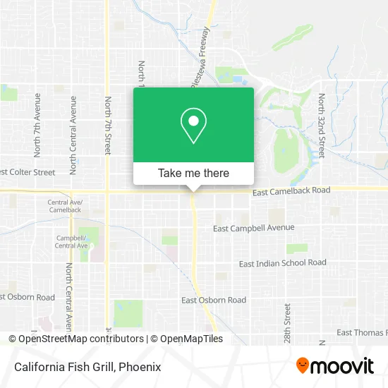 California Fish Grill map