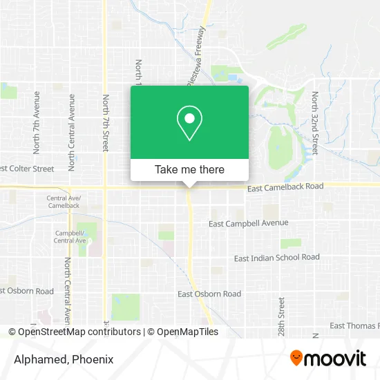 Alphamed map