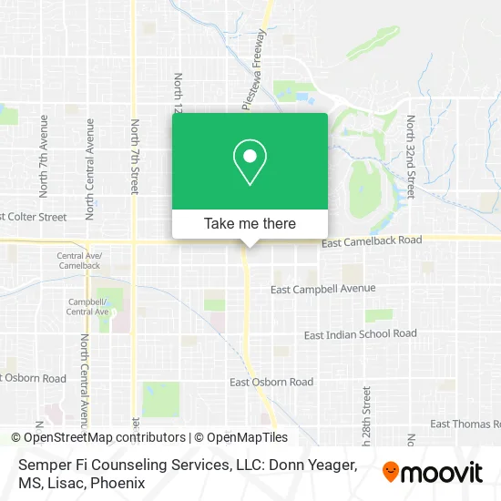 Semper Fi Counseling Services, LLC: Donn Yeager, MS, Lisac map